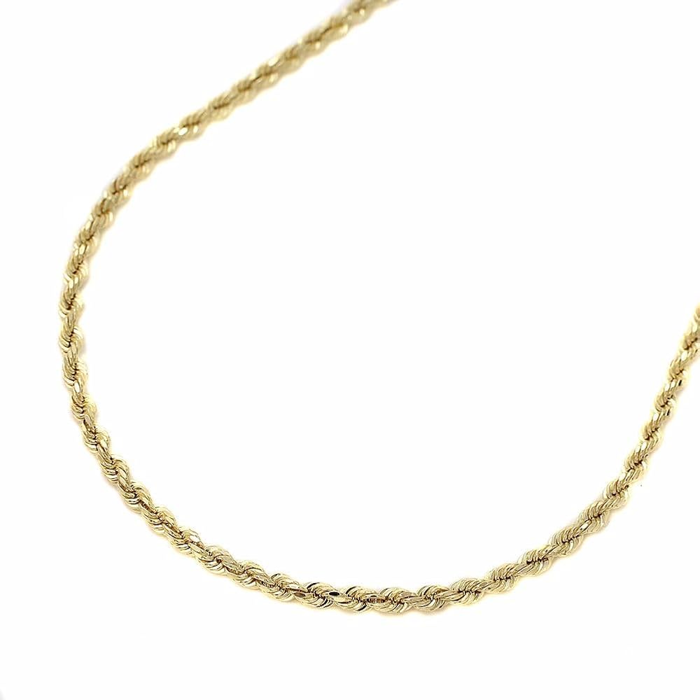 K18 18金 750 ロープ　パイプ　チェーン　ネックレス　早い者勝ち！ パイプロープネックレス K18 幅8mm 50cm ロープ チェーン