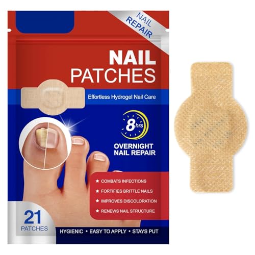 Fungal Nail Patches -Toenail Treatment Extra Strength - Nail Repair for Restores Damaged Nails and Appearance of Discolored 1Pcs (Odorless-1)