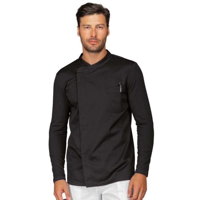 I.sacco Giacca Cuoco FRANKLIN Unisex in Poliestere Impermeabile (Nero)