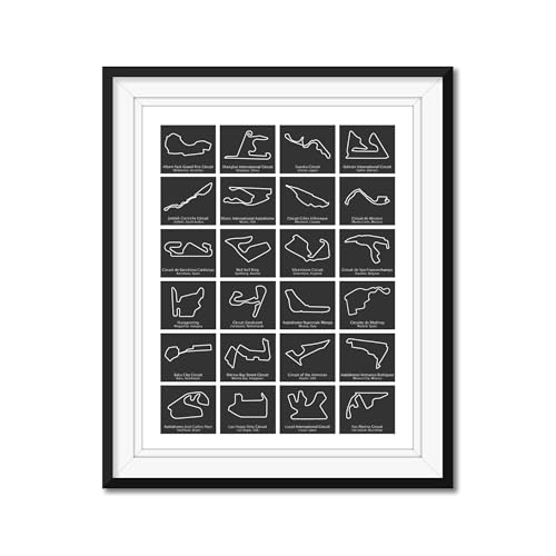 Custom Car Posters Formula Race Track Poster 2026 Circuits intended for Formula Racing Fans Gift Print Wall Art Handmade Décor: Portrait Dark Grey Grid, 8x10 Satin Print (Unframed) Custom Car Posters Formula Race Track Poster 2026 Circuits intended for Formula Racing Fans Gift Print Wall Art Handmade Décor: Portrait Dark Grey Grid, 8x10 Satin Print (Unframed)