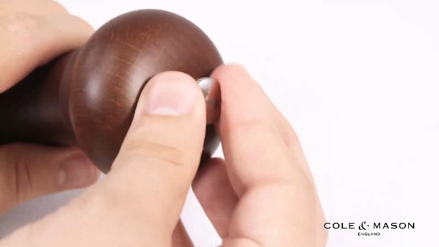 Cole & Mason Forest Capstan Mill - Gifts for Cooks - Culinary Chef Gifts - Adjustable Grinder - Refillable Spice Tools - Hand Wash Kitchen Tools - Beech Wood - 6.5-inch Salt & Pepper Mill Set