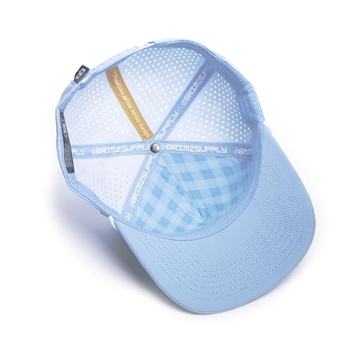Image of BRIMZ Golf Performance Hat - Tee Holder & Magnetic Brim - Breathable Sweat & Water Resistant Golfing Snapback Cap