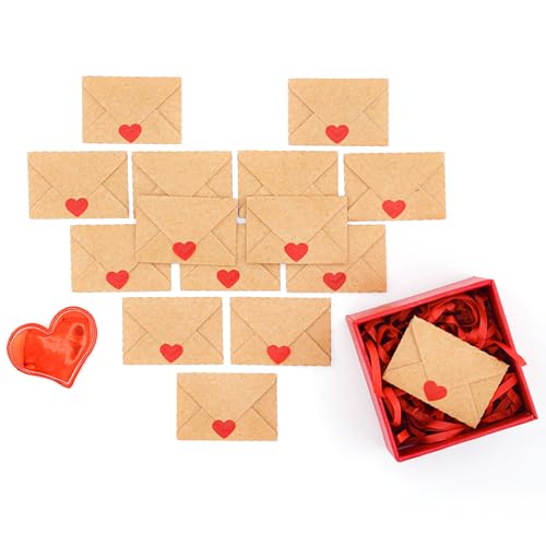 Image of Blank I love you Valentines day Cards and Envelopes - Mini Envelopes with Love Notes, Valentine's Day Gifts, Love Card for Her, Valentine Gifts for Him, DIY Valentine Cards and I Love You Notes