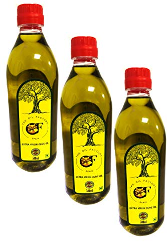 Image of The Oil Factory Extra Virgin Olive Oil - 500 ML Pack of 3