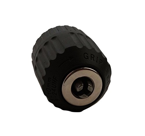 Keyless 3/8In Drill Chuck - Universal Replacement Fits Most 3/8-In Drills With 24 Unf Thread Mount Shaft - Holds 1/32-3/8" 0.8-10Mm 1/32-3/8" Bits #TOP3
