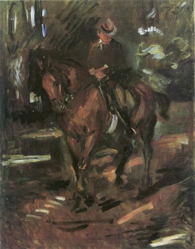 Tableau la chevauchée du matin pour décoration chambre grand poster Lovis Corinth