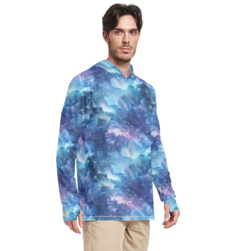 Sweat à capuche rashguard homme pour la plage et le sport outdoor Sky Space - 2
