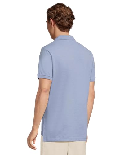 Image of U.S. POLO ASSN. Men Cotton Regular Fit Solid Polo With Small Pony | Two-Button Closure Pique Polo Shirt, Summer Fashion Golf Shirt