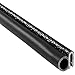 Trim-Lok 4100B3X3/32A-100 EPDM Closed Cell Sponge Rubber/PVC/Aluminum Trim Seal with Side Bulb, 3/32" Fits Edge, 7/16" Bulb Seal Diameter