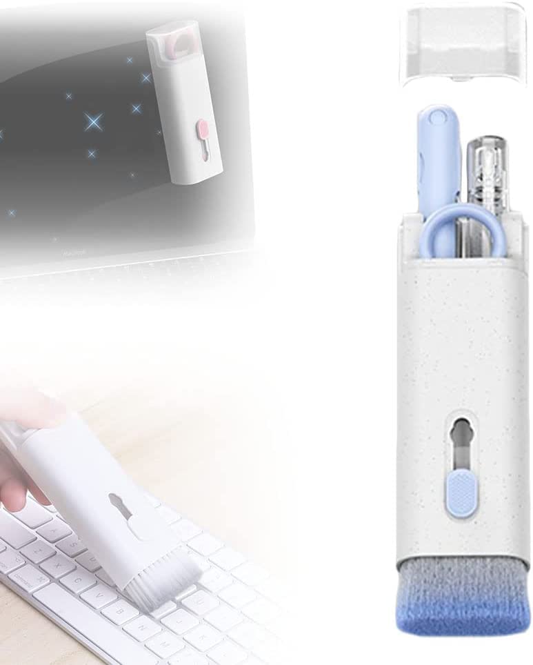 NUOWEN 7-in-1 Electronics Cleaner Kit - 7-in-1 Keyboard Bluetooth Headset Cleaning Brush Kit, Portab