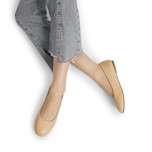 Image of DREAM PAIRS Women's Sole-Simple Ballerina Walking Flats Shoes