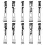 Fabriqués en acier inoxydable : conçus en acier inoxydable, ces clips de toiture sont faits pour durer, offrant durabilité et résistance à l’usure. fournitures pour la maison, clips pour toitures métalliques