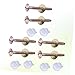 Gadpiparty 12pcs Toilet Tank Bolt Kit Expandable Screws Wc Tool Toilet Accessories No Damage Installation