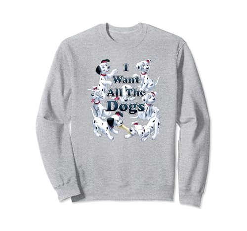 Sweatshirt Disney 101 Dalmatians vêtement chien mignon pull vintage coton
