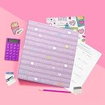 Avery Vue durable de la mode 3 Binder de sonnerie, 1" Anneaux ronds, 175-Sheet Capacité, 1.4 Inch Large Spine, Couverture transparente personnalisable et la colonne vertébrale, Purrrfectly Purple Design (26738)