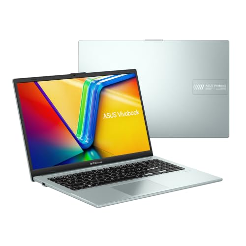 Image of ASUS Vivobook Go 15 Laptop, 15.6 inch FHD 16:9 Display, AMD Athlon Silver 10 Processor, AMD Radeon Graphics, 4GB RAM, 128GB SSD, Windows 11 Home, Green Gray, E1504FA-PS04-G
