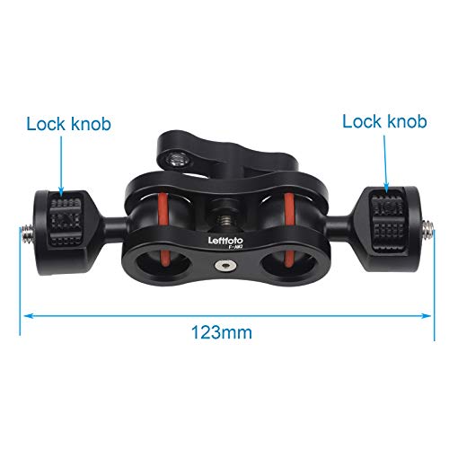 Articulating Double Ballhead Magic Arm Monitor Mount - Image 4
