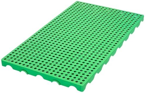 Interlocking Nestable Plastic Pallets - Waterproof, Anti-Slip, Durable Grids for Garages, Warehouses & Supermarkets - Heavy-Duty Storage Solution (Blue)