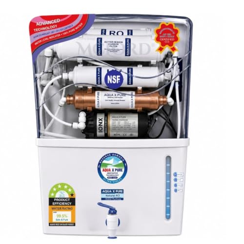 Image of AquaX Pure Grand+ RO Water Purifier | RO+UV+Copper+Zinc | 10-Stage Advanced Purification | MTDS & HTDS Control | Suitable for All Water Sources | 1 Year Warranty. (Grand Plus)
