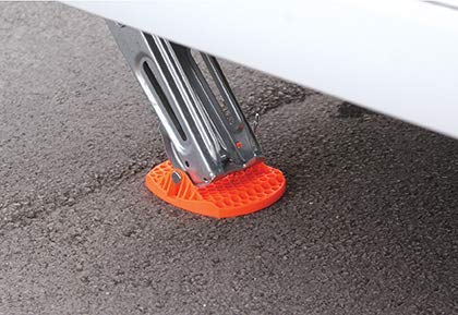 Piastre Di Piede Per Roulotte JNNJ - 4 Pezzi, Anti-Affondamento, Per Terreni Morbidi, Con Perni - Foto 5