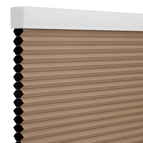 picture of Changeshade Blackout accordion Shades; includes a link to purchase on amazon