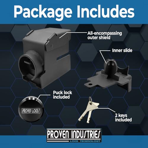 image for Proven Industries Model 2516-B Trailer Lock, Fits 2 5/16-Inch Bulldog 