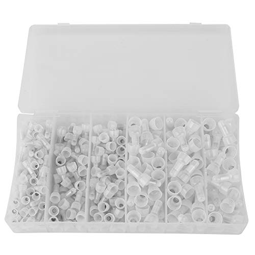 300 Pièces Connecteur de Fil en Nylon Connecteurs à Sertir à Extrémité Fermée Kit 22-16/16-14/12-10 AWG Connecteurs à Extrémité Fermée en Nylon Cosses à Sertir Cosses à Sertir Cosses à Sertir Cover