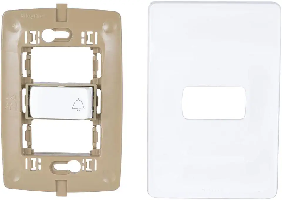 PULSADOR CAMPAINHA 2A 250V 4X2 - ZEFFIA - PIAL - 680109