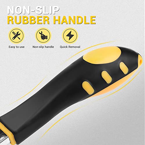 Wolfwill Upholstery And Construction Heavy Duty Staple Remover Tack Lifter Office Claw Tools Yellow #TOP3