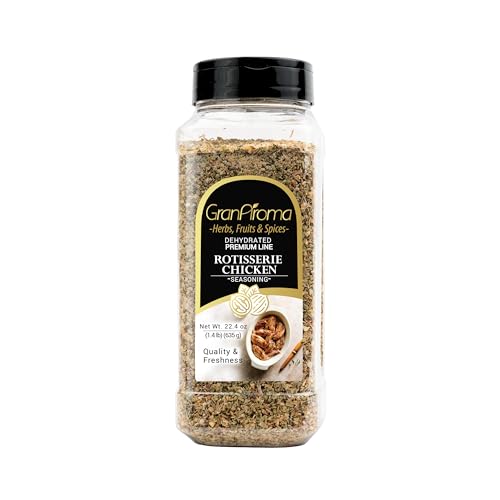 GranAroma Rotisserie Chicken Seasoning, Flavorful & Savory, Homestyle, Hints of