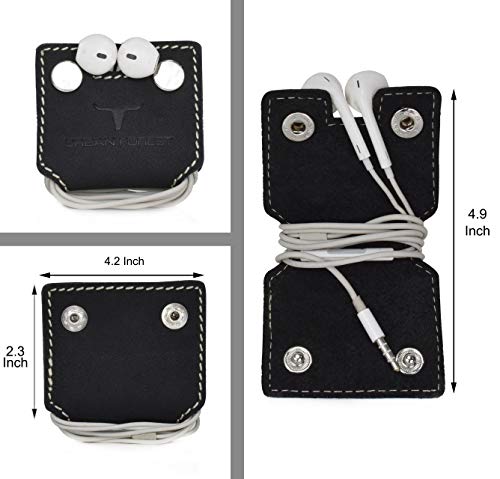 Urban Forest Oliver Redwood RFID Blocking Leather Wallet & Earphone Organiser Set for Men - Image 3