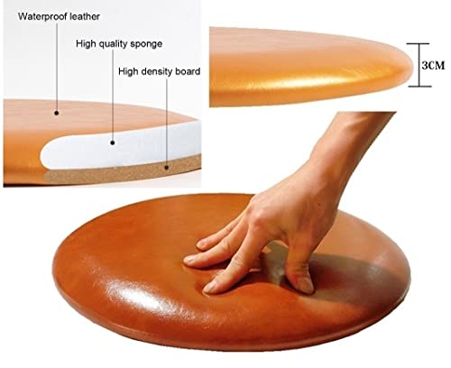 Almohadilla impermeable de esponja y cuero para taburete de bar azul 6