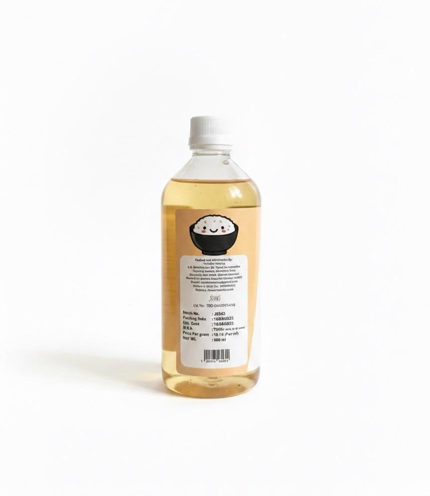 Woldko Sushi Rice Vinegar – 500 ML, Mild & Balanced Flavor, Perfect for Sushi, Salads, and Marinades 1