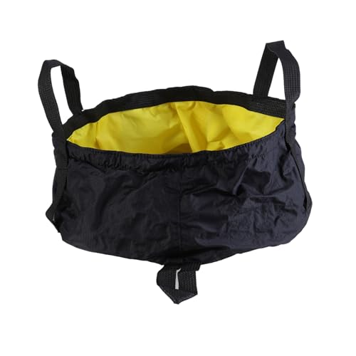 Gogogmee Bucket for Camping Picnic 8.5l with Storage Pouch Random Color Made of Nylon