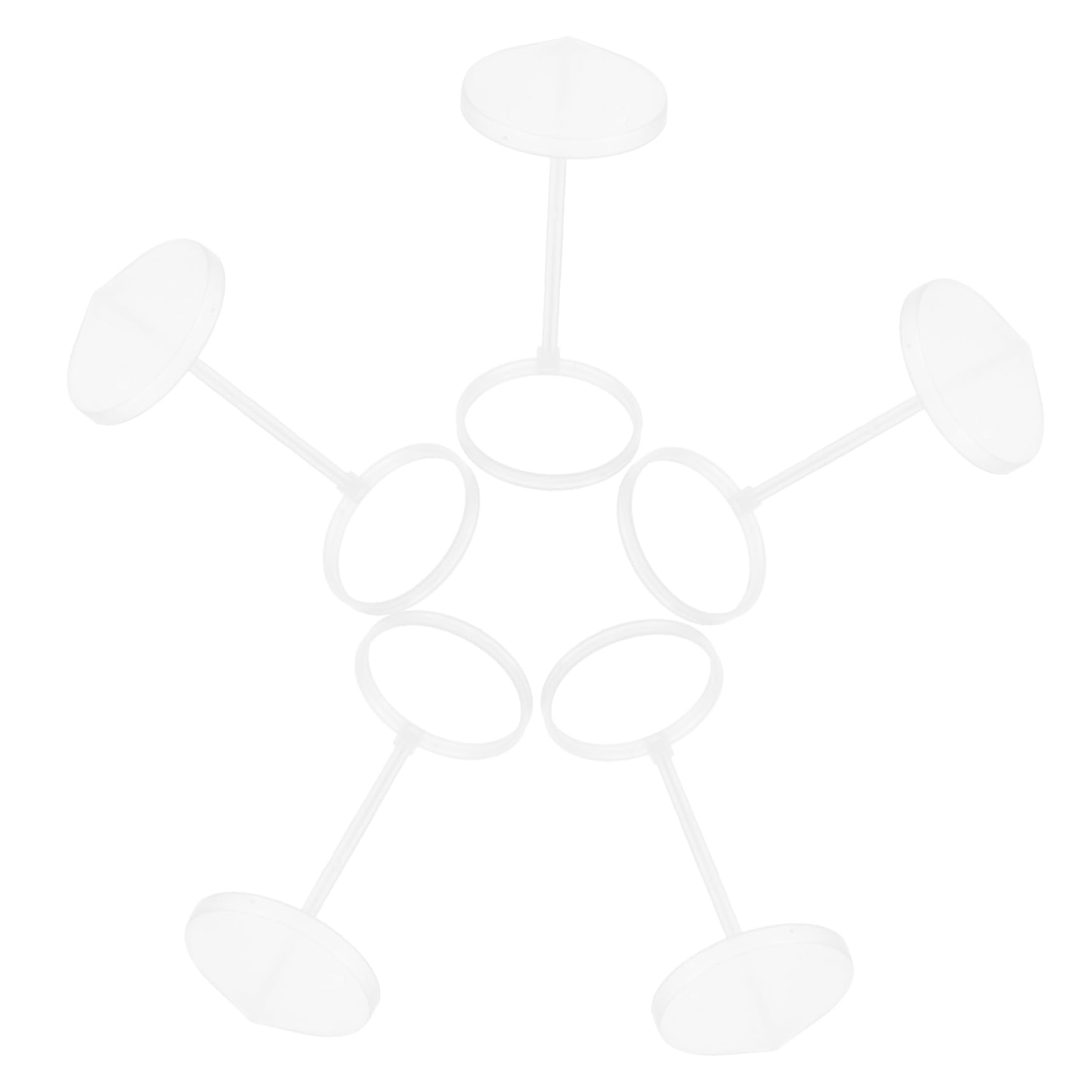 Yardenfun 5Pcs Splash Guards Replacement for Maker Bracket for Water Fountain Humidifier and Rockery Prevents Water Splashing Durable and Stable Structure