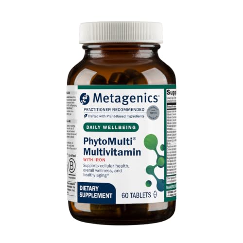 Metagenics PhytoMulti Multivitamin with Iron Bisglycinate 18 mg, 60 Tabs