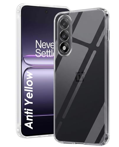 Image of DIZORO Compatible with Oneplus nord 5 5G Back Cover Case Clear,[ Anti Yellow ][Military Grade Protection] Hard PC Back Cover Transparent