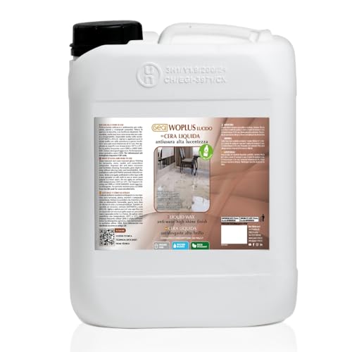 GEAL WOPLUS LUCIDO. Cera líquida antidesgaste, protector y antimanchas. Acabado brillante. 5 litros