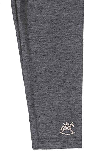 Calça Legging Cotton, Up Baby, Meninas, Mescla Preto, M