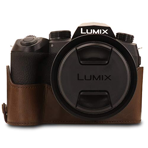 Funda de Cuero para Cámara MegaGear Compatible con Leica V-Lux 5 y Panasonic Lumix DC-FZ1000 II miniatura 2