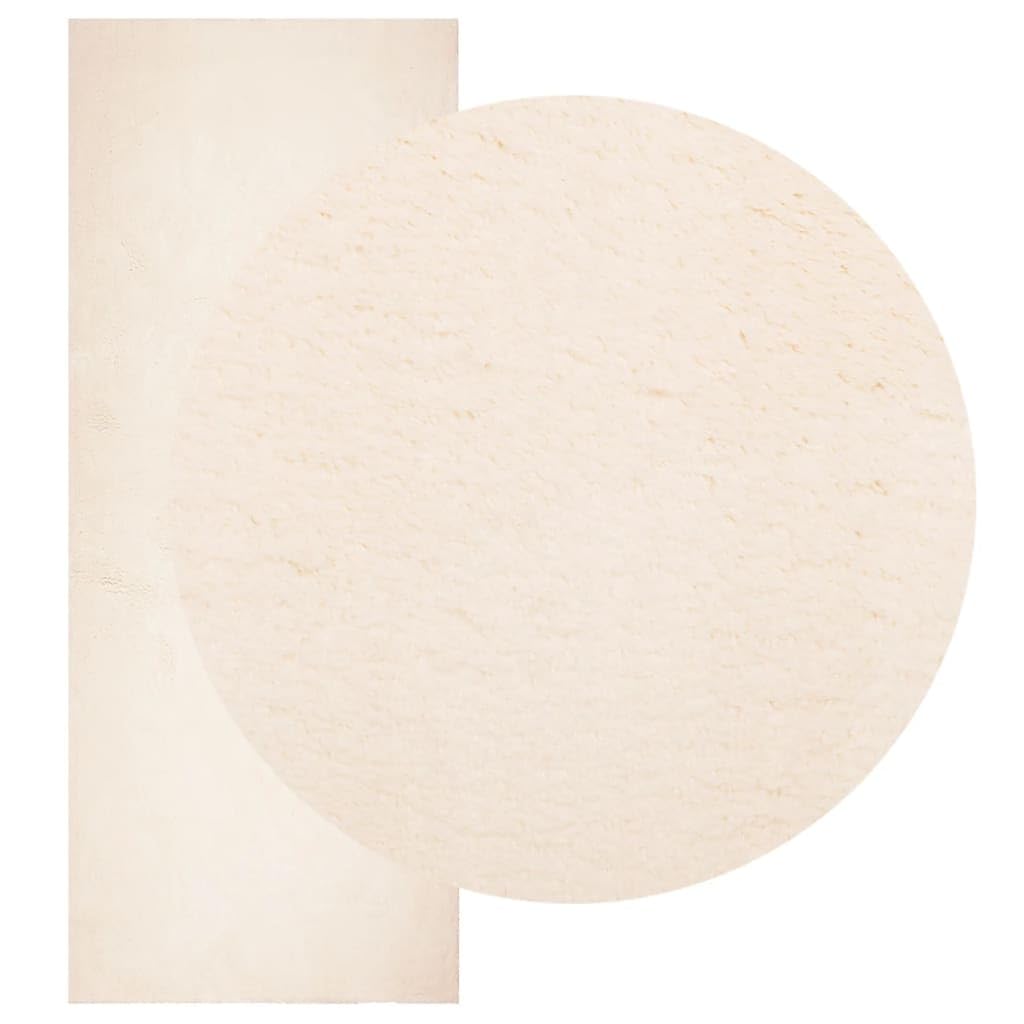 Tappeto passatoia a pelo corto, lavabile, beige, 80 x 200 cm