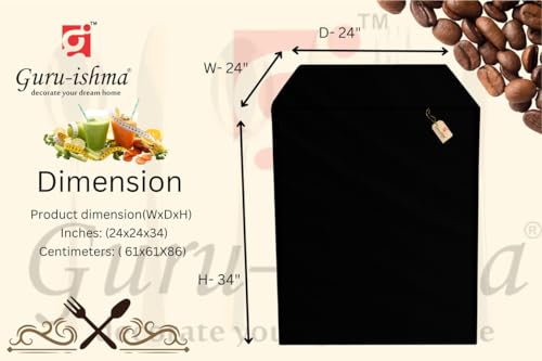 Image of Waterproof Dishwasher Cover for 12 to 15 Place Setting | Suitable with Bosch, LG, IFB, Hafele, Faber & More | Dustproof Appliance Protector Zip Cover Universal Fit-(60X60X88cms Black)