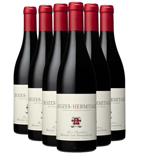 Crozes-Hermitage tinto 2022 - Maison les Alexandrins - DOP - Valle del Ródano - Francia - Variedades de uva Syrah - 6x75cl