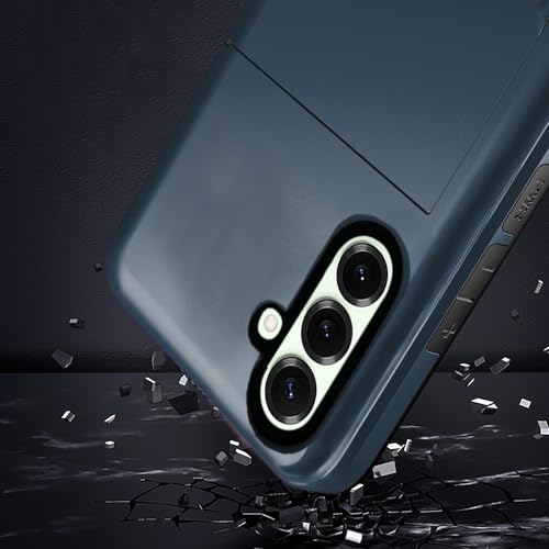 Coque S25 Plus antichoc Asuwish SGPCK US bleu marine