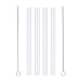 Replacement Straws for Contigo AUTOSPOUT Kids 14oz Water Bottle, Drinking Straw Accessory for Contigo, Set Include 4 BPA-FREE Straws and 2 Straw Cleaning Brushes