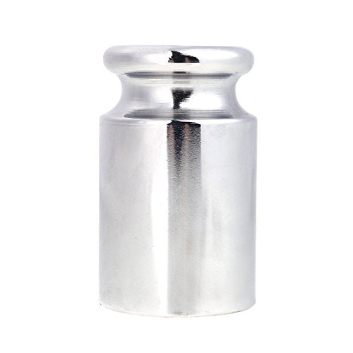 Peso 1000g Cromo Plating Calibración Escala Peso para Balanza Digital Balanza Blanco Plateado