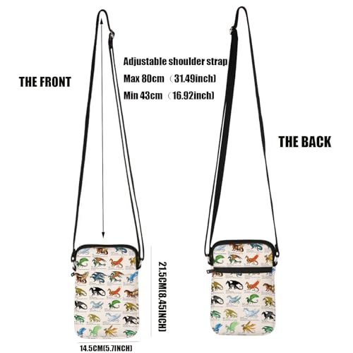 PXTIDY Dragon Novel Characters Crossbody Bag Clay Sunny Glory Tsunami Starflight Blue Sundew Snowfall Dragon Lover Gift2