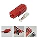 Tool Part for 10 Pairs Red and Black 30 Amp 600V for Plug Connector CoverTerminals Electric Power Vehicles Photovoltaic Systems
