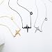 Collier Battement de coeur tour de cou pour femmes bijoux délicats en acier inoxydable 316L plaqué or ECG - 4
