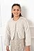BOLEROSE Girls Cozy Faux Fur Childrens Kids Bolero Shrug Jacket Coat (Beige, 9-10 Years)